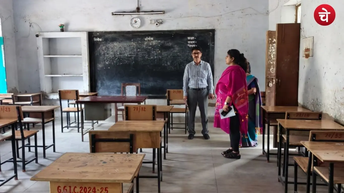 District Magistrate Sarnit Kaur Broca inspecting the preparations for PET-2026 in Raebareli